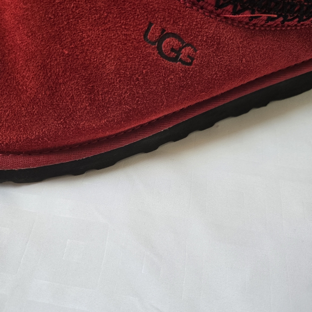 UGG Red Suede Clogs - Picture 6 of 7